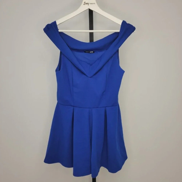 Fashion Nova Off  Shoulder Romper - Picture 1 of 5